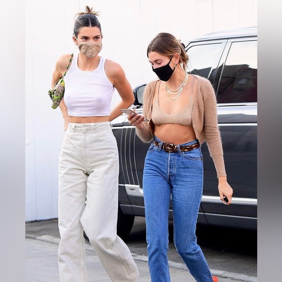 Cute Zara Super Soft Heather Beige Crop Top - Picture 5 of 5